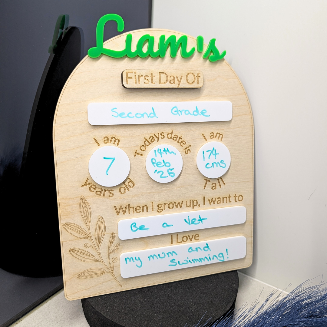 First & Last Day School Board