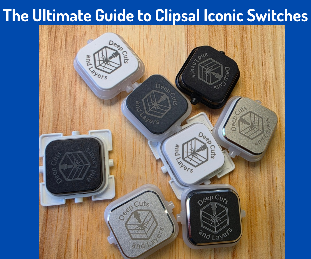 The Ultimate Guide to Clipsal Iconic Switches: Push Button vs. Dolly Rocker, Custom Printing