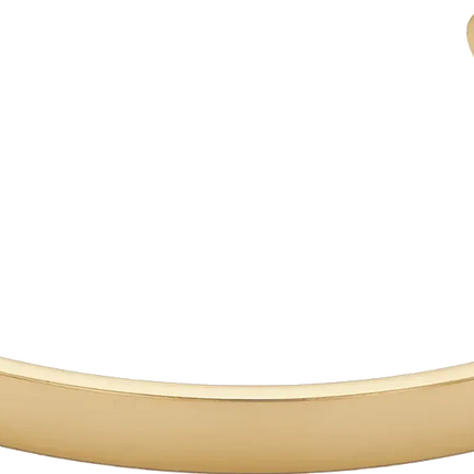 Personalised Gold Cuff Bracelet