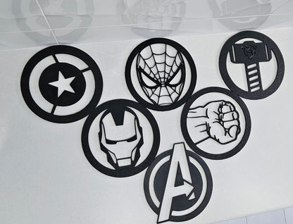 Superhero Wall Art