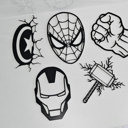 Superhero Wall Art