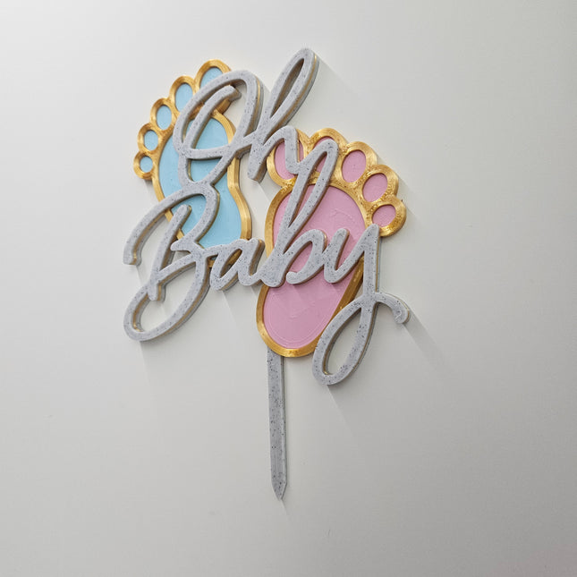 Oh Baby Cake Topper