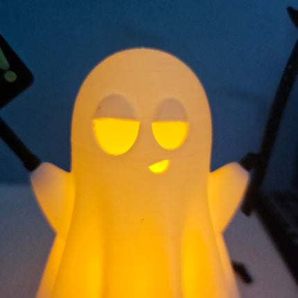 Menacing Ghost Lamp – Spooky Vibes with Personality