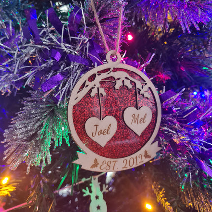 Couples Christmas Bauble