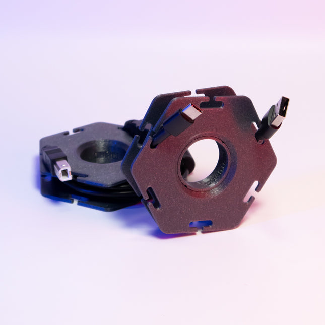 Compact 3D Printed Cable Organiser – Cords up to 1.2m