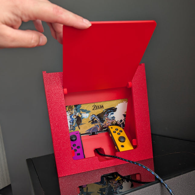 Personalised Nintendo Switch Arcade Stand – Custom Nameplate