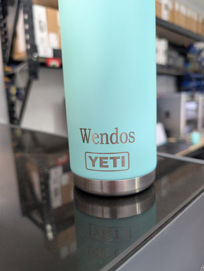 Custom Yeti Engraving – Name Only