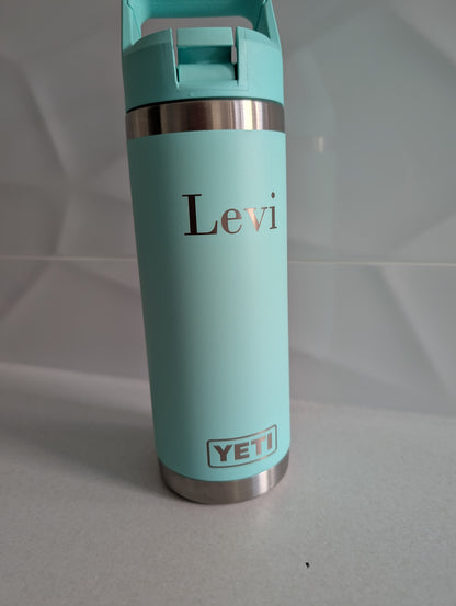Custom Yeti Engraving – Name Only