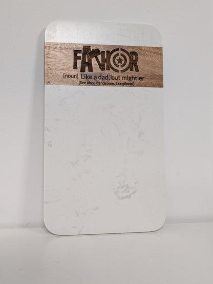 FATHER Marble & Wood Cutting Board – Limited Edition