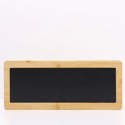 Slate and bamboo cutting board rectangle 