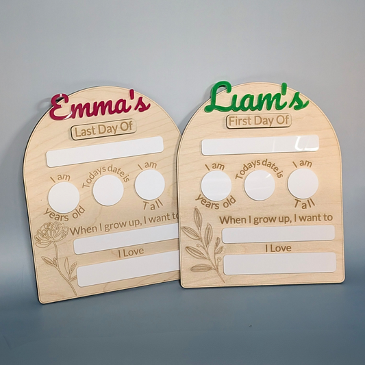 First & Last Day School Board