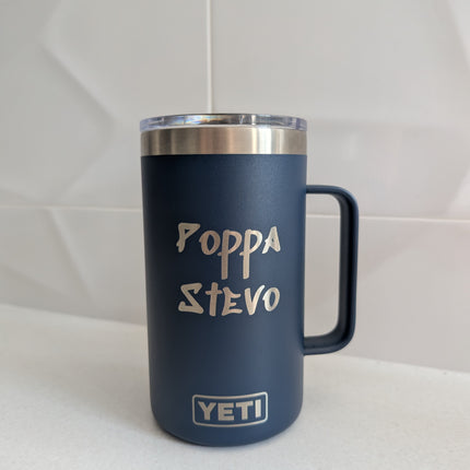 Custom Yeti Engraving – Name Only