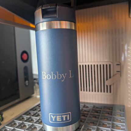 Custom Yeti Engraving – Name Only
