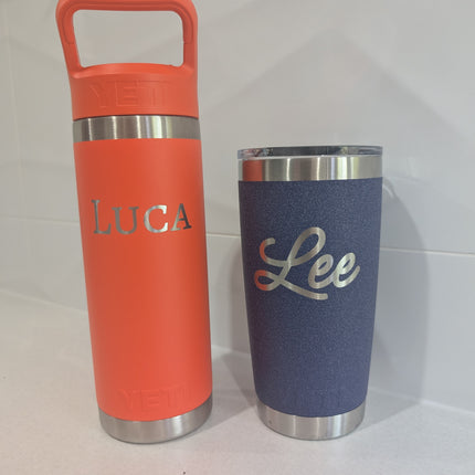 Custom Yeti Engraving – Name Only
